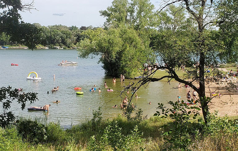 enjoy summer in Walworth County at whitewater beach - walco blog