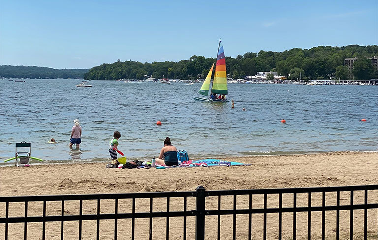 enjoy summer in Walworth County a Williams Bay Beach - walco blog