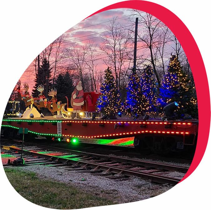 East Troy Electric Railroad holiday train